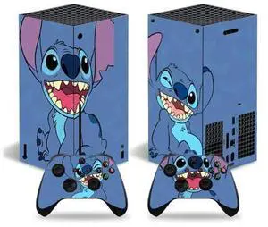 Stitch Series X Skin Sticker Decal Full Film for SeriesX Console and 2 Controllers Skin Sticker Vinyl(TN-SeriesX-8055) Stitch Series X Skin Sticker Decal Full Film for SeriesX Console and 2 Controllers Skin Sticker Vinyl(TN-SeriesX-8055)