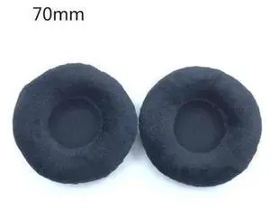 2Pieces Comfortable Earpads Cushion 60mm-110mm Headphone Earmuffs(70mm) 2Pieces Comfortable Earpads Cushion 60mm-110mm Headphone Earmuffs(70mm)