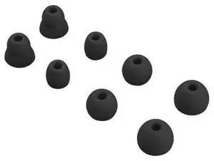 4 Pair Replacement Earbuds Silicone Eartips Earpads for X Earphones(Black) 4 Pair Replacement Earbuds Silicone Eartips Earpads for X Earphones(Black)