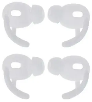 Silicone Earbuds Earphone Earplug Cover Earpad for air-pods 3 Eartip Earhook(White) Silicone Earbuds Earphone Earplug Cover Earpad for air-pods 3 Eartip Earhook(White)