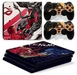 Venom Vinyl Skin Sticker for PS4 Pro Console 2 Controllers Decal Full Film Para Game Accessories(TN-P4Pro-7282) Venom Vinyl Skin Sticker for PS4 Pro Console 2 Controllers Decal Full Film Para Game Accessories(TN-P4Pro-7282)