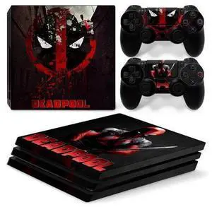 Deadpool Vinyl Skin Sticker for PS4 Pro Console 2 Controllers Decal Film Para Game Accessories(TN-P4Pro-5068) Deadpool Vinyl Skin Sticker for PS4 Pro Console 2 Controllers Decal Film Para Game Accessories(TN-P4Pro-5068)