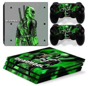Deadpool Vinyl Skin Sticker for PS4 Pro Console 2 Controllers Decal Film Para Game Accessories(TN-P4Pro-5046) Deadpool Vinyl Skin Sticker for PS4 Pro Console 2 Controllers Decal Film Para Game Accessories(TN-P4Pro-5046)
