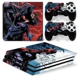Venom Vinyl Skin Sticker for PS4 Pro Console 2 Controllers Decal Full Film Para Game Accessories(TN-P4Pro-7285) Venom Vinyl Skin Sticker for PS4 Pro Console 2 Controllers Decal Full Film Para Game Accessories(TN-P4Pro-7285)