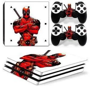 Deadpool Vinyl Skin Sticker for PS4 Pro Console 2 Controllers Decal Film Para Game Accessories(TN-P4Pro-5052) Deadpool Vinyl Skin Sticker for PS4 Pro Console 2 Controllers Decal Film Para Game Accessories(TN-P4Pro-5052)