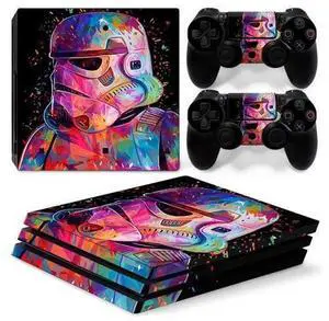 Star Wars Vinyl Skin Sticker for PS4 Pro Console 2 Controllers Decal Full Film Para Game Accessories(TN-P4Pro-0067) Star Wars Vinyl Skin Sticker for PS4 Pro Console 2 Controllers Decal Full Film Para Game Accessories(TN-P4Pro-0067)