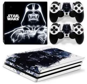 Star Wars Vinyl Skin Sticker for PS4 Pro Console 2 Controllers Decal Full Film Para Game Accessories(TN-P4Pro-0051) Star Wars Vinyl Skin Sticker for PS4 Pro Console 2 Controllers Decal Full Film Para Game Accessories(TN-P4Pro-0051)
