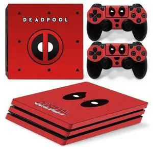 Deadpool Vinyl Skin Sticker for PS4 Pro Console 2 Controllers Decal Film Para Game Accessories(TN-P4Pro-5057) Deadpool Vinyl Skin Sticker for PS4 Pro Console 2 Controllers Decal Film Para Game Accessories(TN-P4Pro-5057)