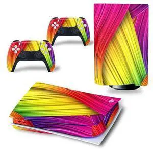 Luxury Color PS5 Disk Skin Sticker Decal Film for PS5Disk Console and 2 Controllers PS5 Disk Skin Sticker Vinyl(TN-PS5Disk-3558) Luxury Color PS5 Disk Skin Sticker Decal Film for PS5Disk Console and 2 Controllers PS5 Disk Skin Sticker Vinyl(TN-PS5Disk-3558)