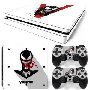 Venom Skin Sticker Protective Film for Slim PS4 PS4Slim Console 2 Controllers Accessories Para(TN-PS4Slim-2102) Venom Skin Sticker Protective Film for Slim PS4 PS4Slim Console 2 Controllers Accessories Para(TN-PS4Slim-2102)