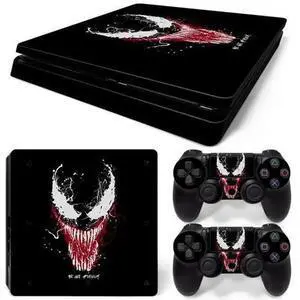 Venom Skin Sticker Protective Film for Slim PS4 PS4Slim Console 2 Controllers Accessories Para(TN-PS4Slim-2096) Venom Skin Sticker Protective Film for Slim PS4 PS4Slim Console 2 Controllers Accessories Para(TN-PS4Slim-2096)