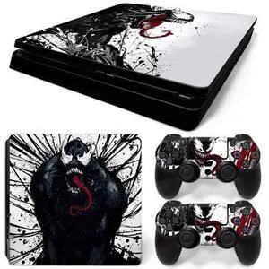 Venom Skin Sticker Protective Film for Slim PS4 PS4Slim Console 2 Controllers Accessories Para(TN-PS4Slim-2115) Venom Skin Sticker Protective Film for Slim PS4 PS4Slim Console 2 Controllers Accessories Para(TN-PS4Slim-2115)
