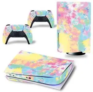 Luxury Color PS5 Disk Skin Sticker Decal Film for PS5Disk Console and 2 Controllers PS5 Disk Skin Sticker Vinyl(TN-PS5Disk-3558) Luxury Color PS5 Disk Skin Sticker Decal Film for PS5Disk Console and 2 Controllers PS5 Disk Skin Sticker Vinyl(TN-PS5Disk-3558)