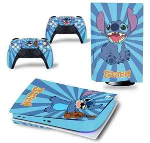 Stitch PS5 Disk Edition Skin Sticker Decal for Disc Console 2 Controllers Skin Sticker Vinyl(TN-PS5Disk-8050) Stitch PS5 Disk Edition Skin Sticker Decal for Disc Console 2 Controllers Skin Sticker Vinyl(TN-PS5Disk-8050)