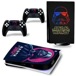 Star Wars PS5 Disk Skin Sticker Decal for PS5Disk Console and 2 Controllers PS5 Disk Skin Sticker Vinyl(TN-PS5Disk-4437) Star Wars PS5 Disk Skin Sticker Decal for PS5Disk Console and 2 Controllers PS5 Disk Skin Sticker Vinyl(TN-PS5Disk-4437)
