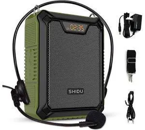 BONAEVER Voice Amplifier Portable Speaker with Wired Microphone 25W Rechargeable Waterproof IPX6 Bluetooth 5.0 Mini Pa Systerm for Teachers Training BONAEVER Voice Amplifier Portable Speaker with Wired Microphone 25W Rechargeable Waterproof IPX6 Bluetooth 5.0 Mini Pa Systerm for Teachers Training