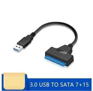 35CM USB 3.0 To SATA7+15pin Hard Disk Cable Adapter Converter USB Sata Connectors Cables Support 2.5 Inches SSD HDD Hard Disk 35CM USB 3.0 To SATA7+15pin Hard Disk Cable Adapter Converter USB Sata Connectors Cables Support 2.5 Inches SSD HDD Hard Disk