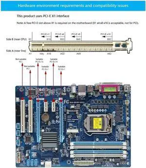 PCIe to Single Serial Port DB9 RS232 PCI-E x1 Serial Card Expansion Adapter Converter Chipset ASIX AX99100 for Desktop Computer