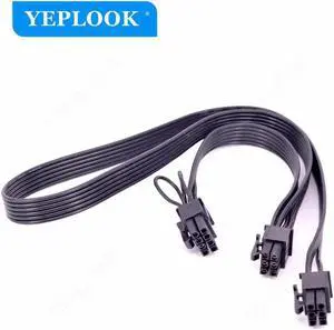 PCIe 6Pin to 6Pin+8Pin GPU Cable for CoolerMaster Silent Pro Gold 1200W 900W 800W 700W M2 1500W 1000W 850W M1000 M850 M700 M600