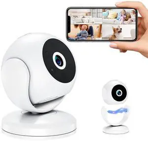 A5 Wide-Angle Home Camera with High-Definition Night Vision and Wifl for lndoor Security Monitoring and Inteligent Camera