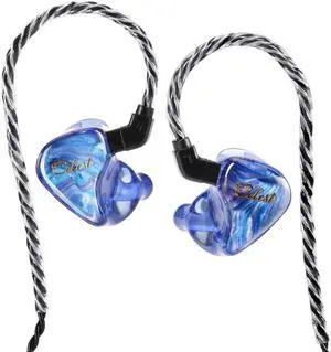 10mm LCP Liquid Crystal Polymer Dynamic Driver IEM Earphones,in Ear Monitor,Earbuds with Microphone,3.5mm inears Headphones,iems for Gaming