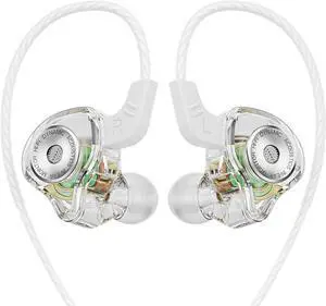 Dynamic Priver in Ear Monitor Earphones,IEM Earbuds with Microphone,3.5mm Headphones,Ear Buds Wired,iems for Gaming White Dynamic Priver in Ear Monitor Earphones,IEM Earbuds with Microphone,3.5mm Headphones,Ear Buds Wired,iems for Gaming White