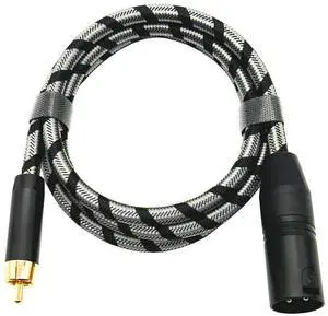 RCA Lotus cable to Canon male amplifier mixing console av lotus to Canon microphone audio cable to Canon cable  0.6M