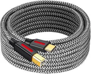 Type-C printer data cable, USB mobile phone, notebook printing cable, universal electronic keyboard,scannerdata cable  0.6M
