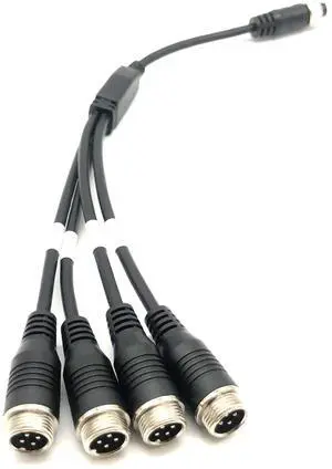Vehicle-mounted video recorder, high-quality aviation head electronic connection cable assembly, one-out-of-fourvehicle-mounted aviation headextension cable.
