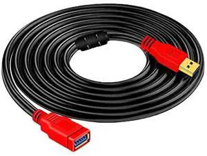 USB 3.0 male-to-female high-speed data transmission cable for computerhard drive, camera and printer.USB 3.0 high-speed extension cable. 0.3M