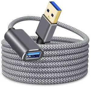 USB 3.0 extension cable (male to female) for 5GB data transferwoven data cable, game console controllercharging extension cable 0.5M