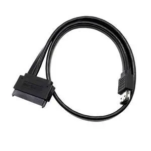 SATA 22P to Power ESATA USB Dual-Function Data Cable.Supports 12V and 5V voltages-50cm long