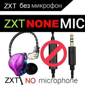 Sport RunningIn-EarType-ForFirst-Person ShooterGamesQKZ ZXT Monitoring Level Headphones- phonesforComputers- Controland Microphone  Purple