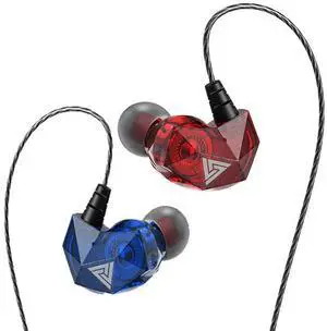 QKZ AK2 sports running fashionable in-ear diamond headphones for mobile phone music, with powerful bass,  Two-color