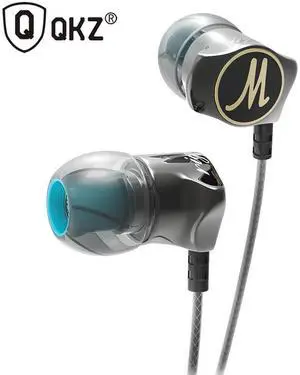 QKZ DM7 headphones -In-ear type, heavy bass, metal cable microphone.fashionable remote control, high-end Hi-Fi headphones, earplugs QKZ DM7 headphones -In-ear type, heavy bass, metal cable microphone.fashionable remote control, high-end Hi-Fi headphones, earplugs