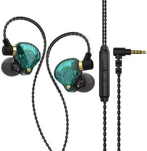 QKZ SK3 Dynamic Headphone HiFi Audio Headphones with Microphone, Line ControlCompatible with Mobile Phones, Computers and Gaming, in-Ear Style Sports MusicHeadphones green QKZ SK3 Dynamic Headphone HiFi Audio Headphones with Microphone, Line ControlCompatible with Mobile Phones, Computers and Gaming, in-Ear Style Sports MusicHeadphones green