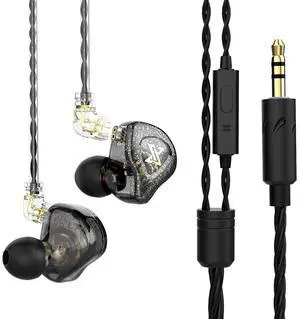 QKZ AK6 MAX In-ear DynamicTransducer Headphones with HiFi Sound.Deep Bass, Line Control, Wired Headphones, Wholesale New Model black QKZ AK6 MAX In-ear DynamicTransducer Headphones with HiFi Sound.Deep Bass, Line Control, Wired Headphones, Wholesale New Model black