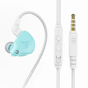 QKZ AK6-X In-ear Hi-Fi Bass Headphones, New Trend ExportProduct, Wireless Control Headphones with Microphone   Light blue