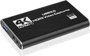 4K 60Hz USB 3.0 Video Capture Card HDMI-compatible 1080P 60fps HD Video Recorder Grabber For OBS Capturing Game Card Live
