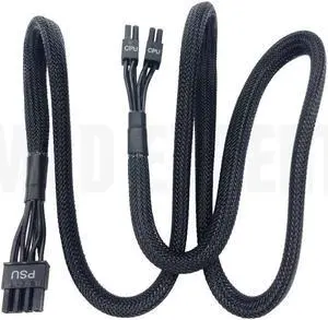 8Pin to 4+4Pin CPU Power Cable Nylon Net 18AWG for FOCUS PLUS 1000W 850W 750W 650W 550W GOLD