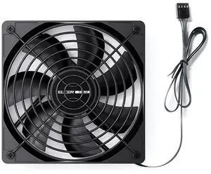 12025cm high-power fan chassis fan with 3000rpm and large air volume temperature-controlled cabinet cooling fan
