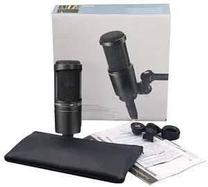 AT2035 Bluetooth wireless earphone microphone sound card complete set ofaudio equipment for singing, live streaming and professional recording purposes.