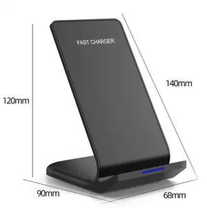 The vertical 35W dual-coil desktop mobile phone stand withwireless charging is suitable for all models of iPhone 8/16.