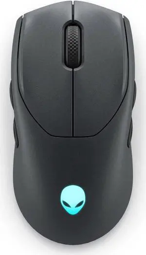Tri-Mode Wireless Gaming Mouse - 2.4GHz Wireless, Bluetooth 5.1, 26,000 DPI, 8-Fully Programmable Buttons, Magnetic Snap Charging Adapter USB-A to USB-C Cable -AW720M-Dark Side of The Moon