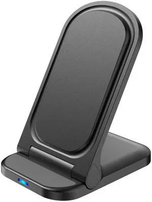 15W fast charging dual large coilmobile phone wireless charger portable folding upright stand