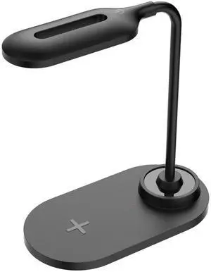 Wireless charging desk lamp available in stock. 10W fast charging charger aswell as 15W and 20W mini desktop black