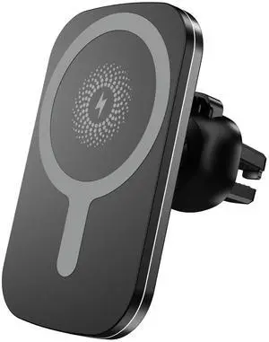 magnetic aluminum 15W fast chargingwireless charging car mount is suitable foriPhone 12 and above.