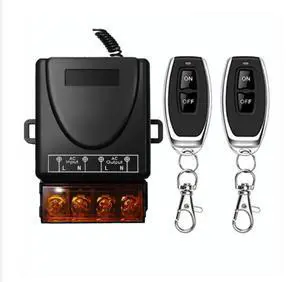220V Wireless Remote Control Switch - Motor Pump Wireless Switch - Automotive Power Supply- Remote Control Switch Include two remote controls