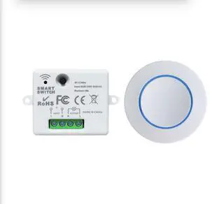 RF433 Mini Toggle Switch - Wireless Remote Control for Household Appliances and Lighting Modifications without Wiring Get a remote control