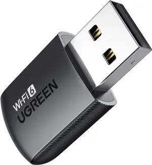 UGREEN WiFi Adapter for Desktop PC, AX900 USB WiFi 6 Adapter with 5GHz/2.4GHz Dual Band, Built-in Driver for Windows 10/11